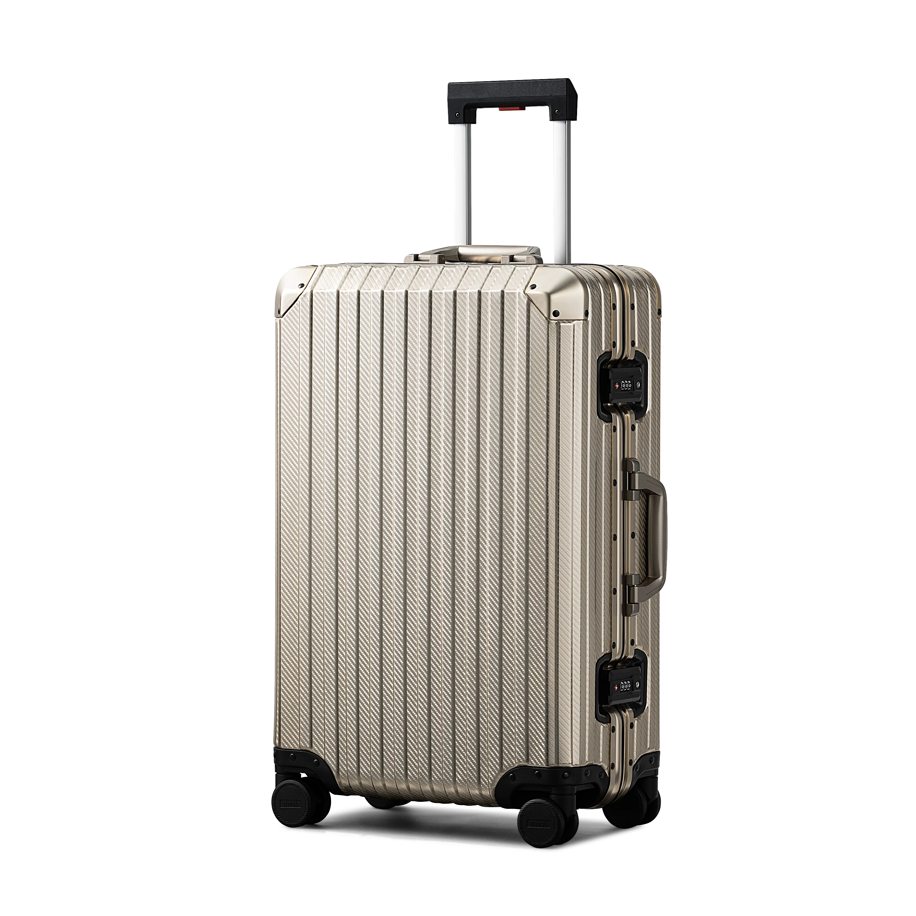 TREVA Aluminum Suitcase Champagne