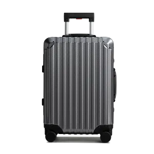 TREVA Aluminum Suitcase Gunmetal
