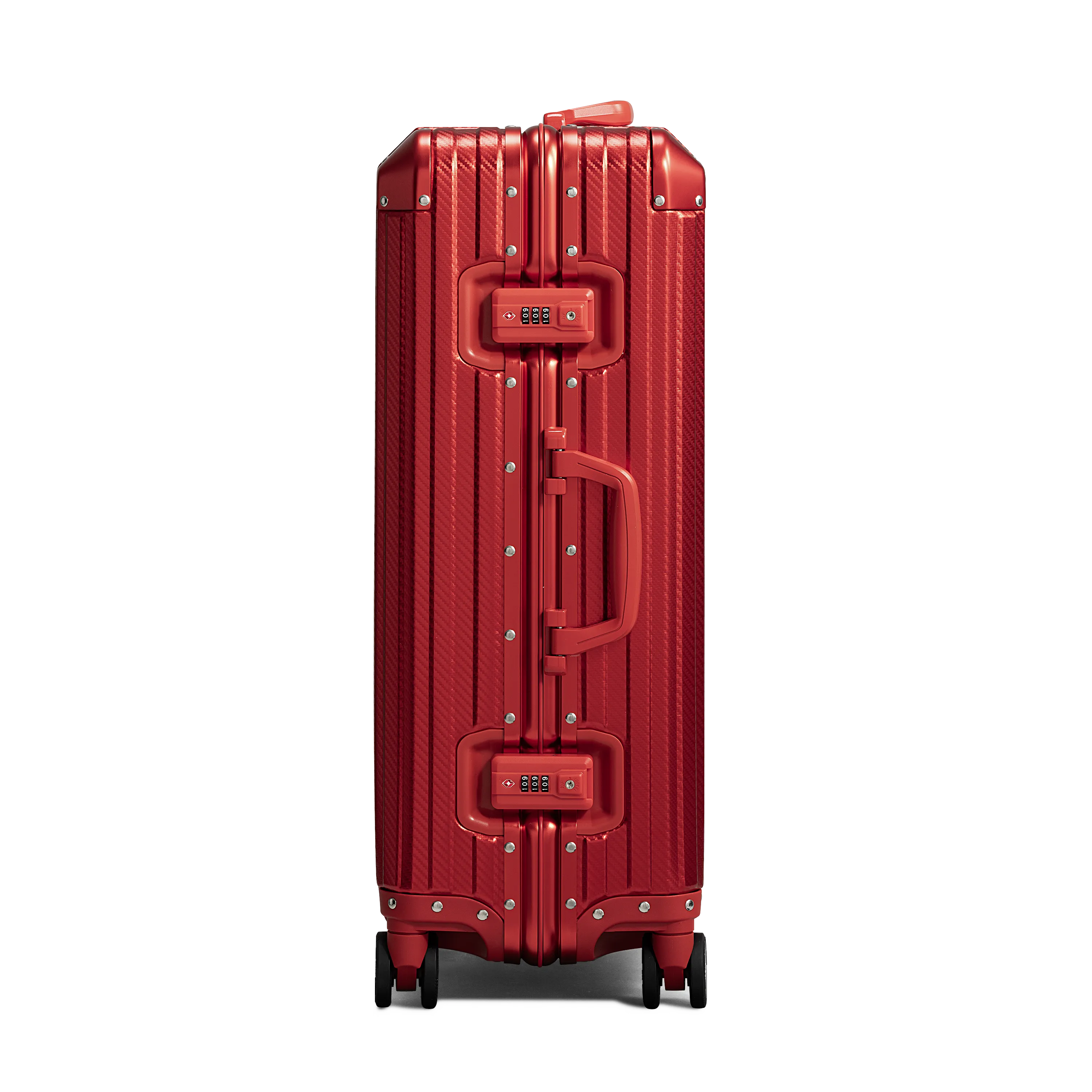 TREVA Aluminum Suitcase Red