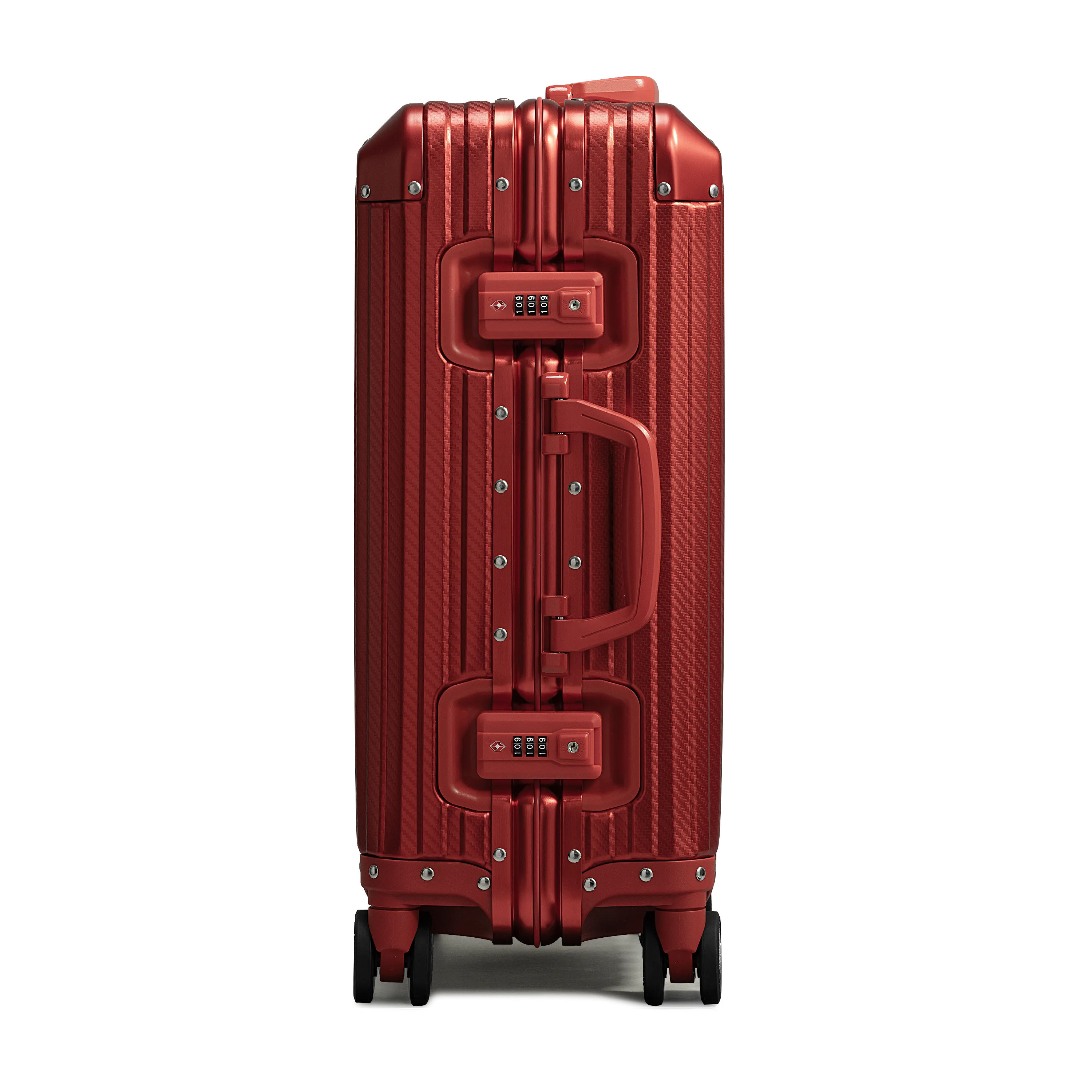TREVA Aluminum Suitcase Red