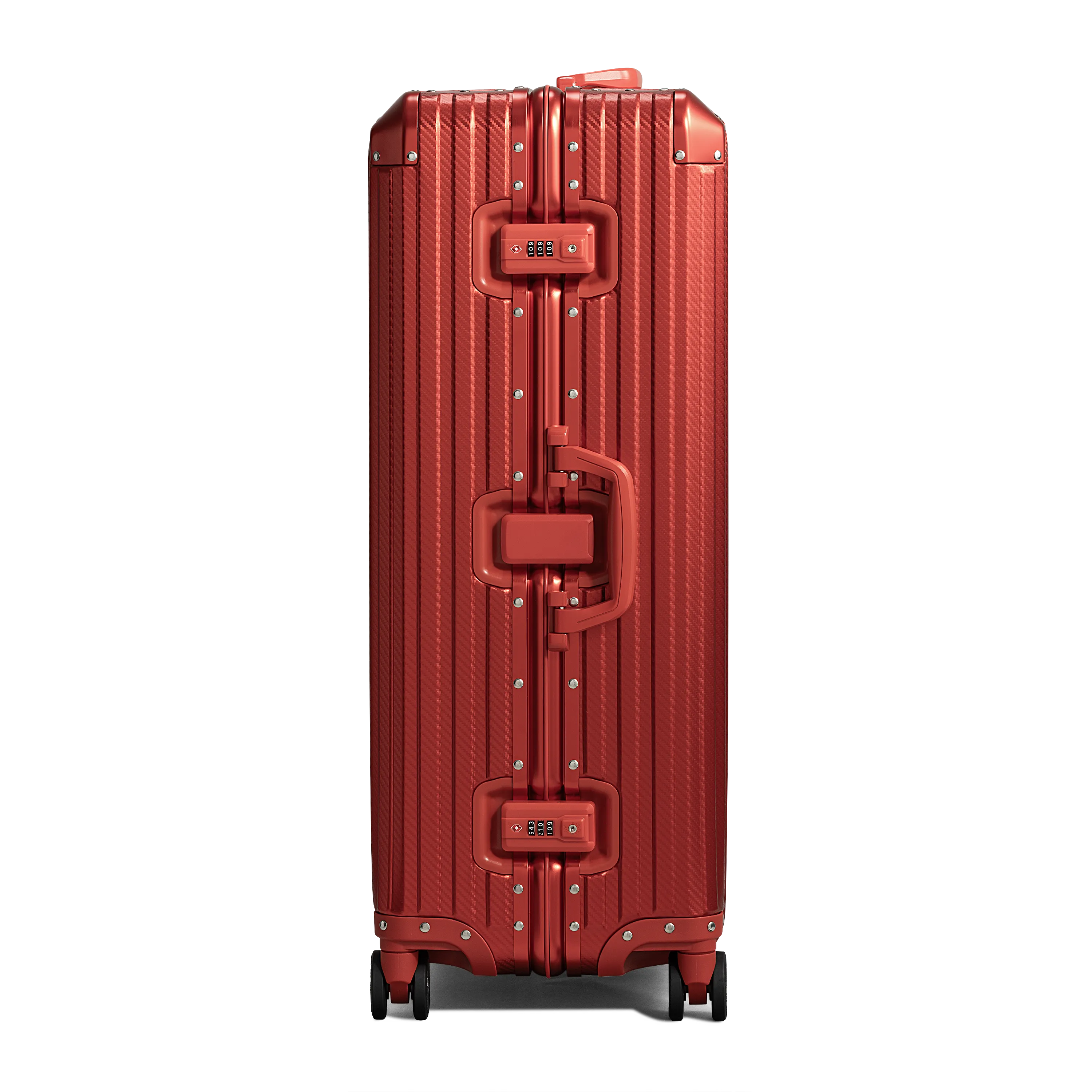 TREVA Aluminum Suitcase Red