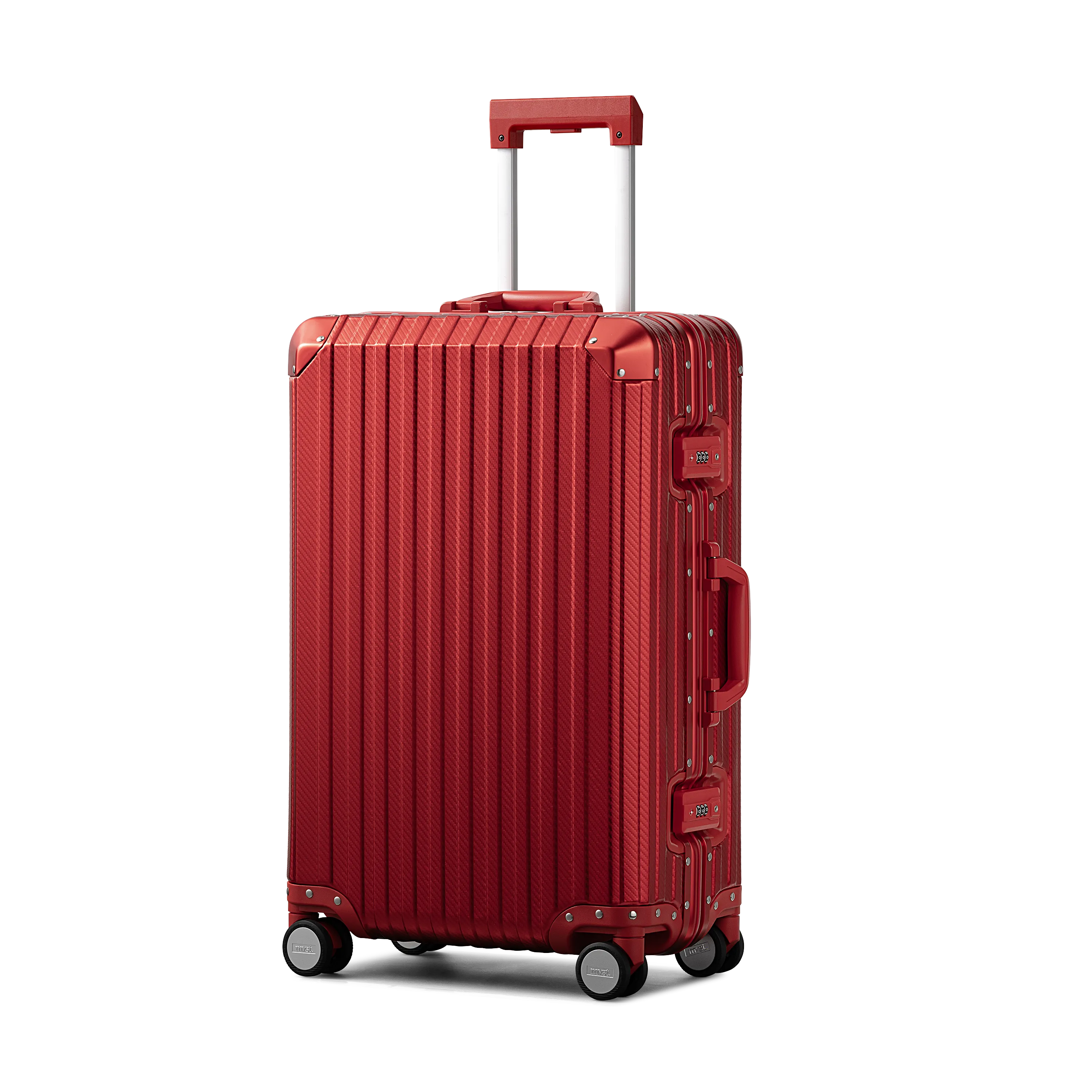 TREVA Aluminum Suitcase Red