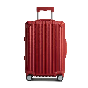 TREVA Aluminum Suitcase Red
