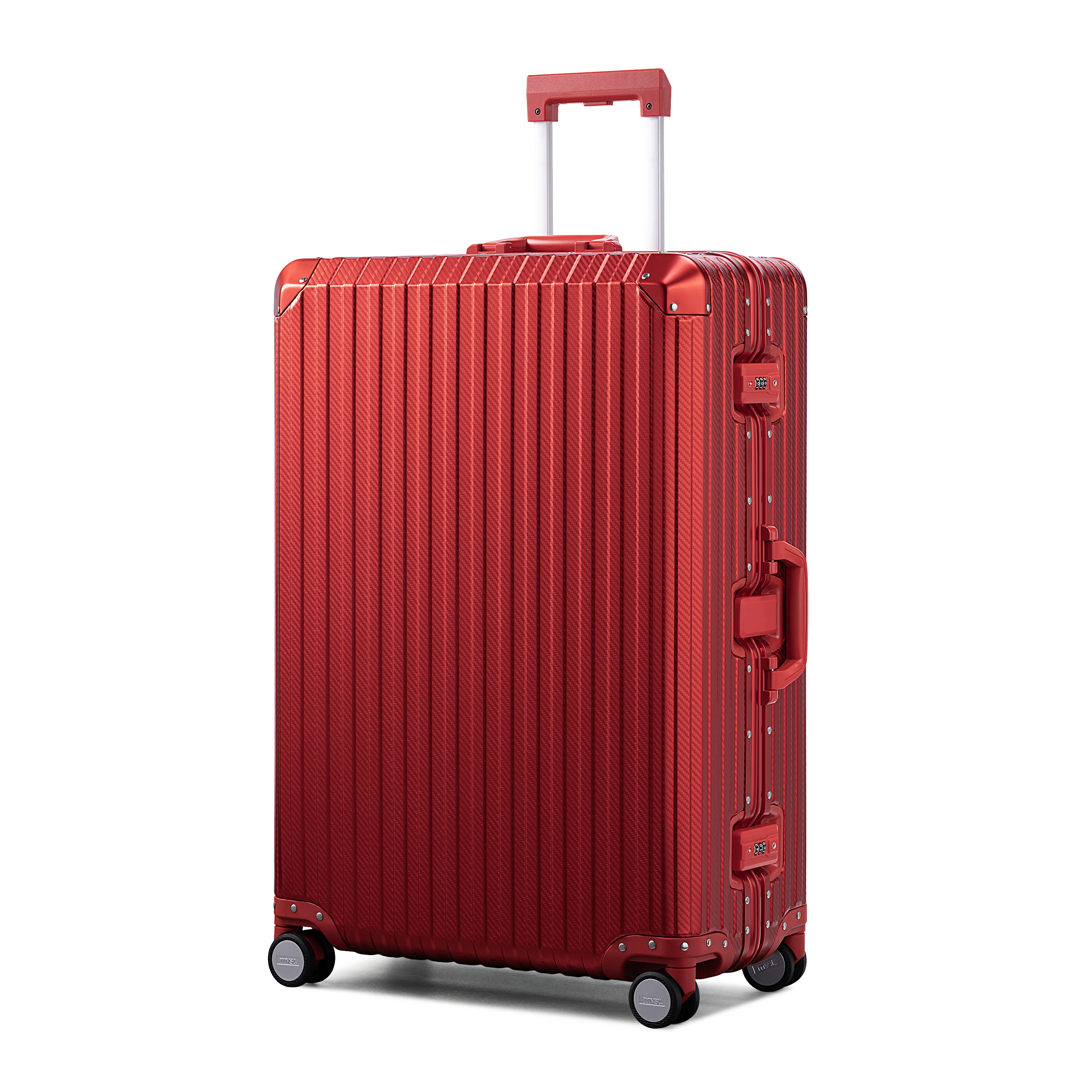 TREVA Aluminum Suitcase Red