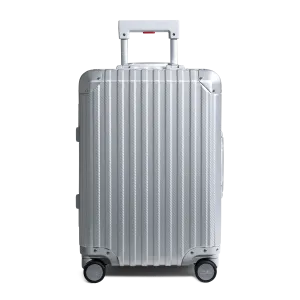 TREVA Aluminum Suitcase Silver