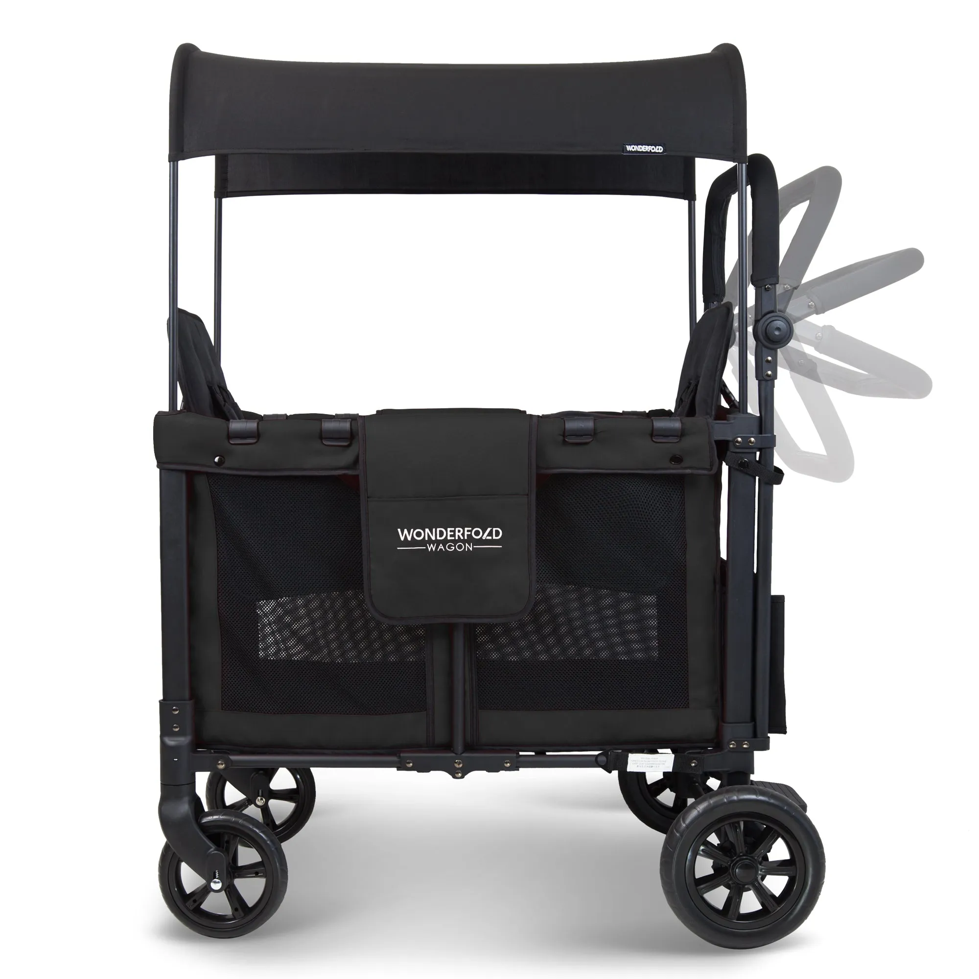 Wonderfold W2 Original Double Stroller Wagon (Black)