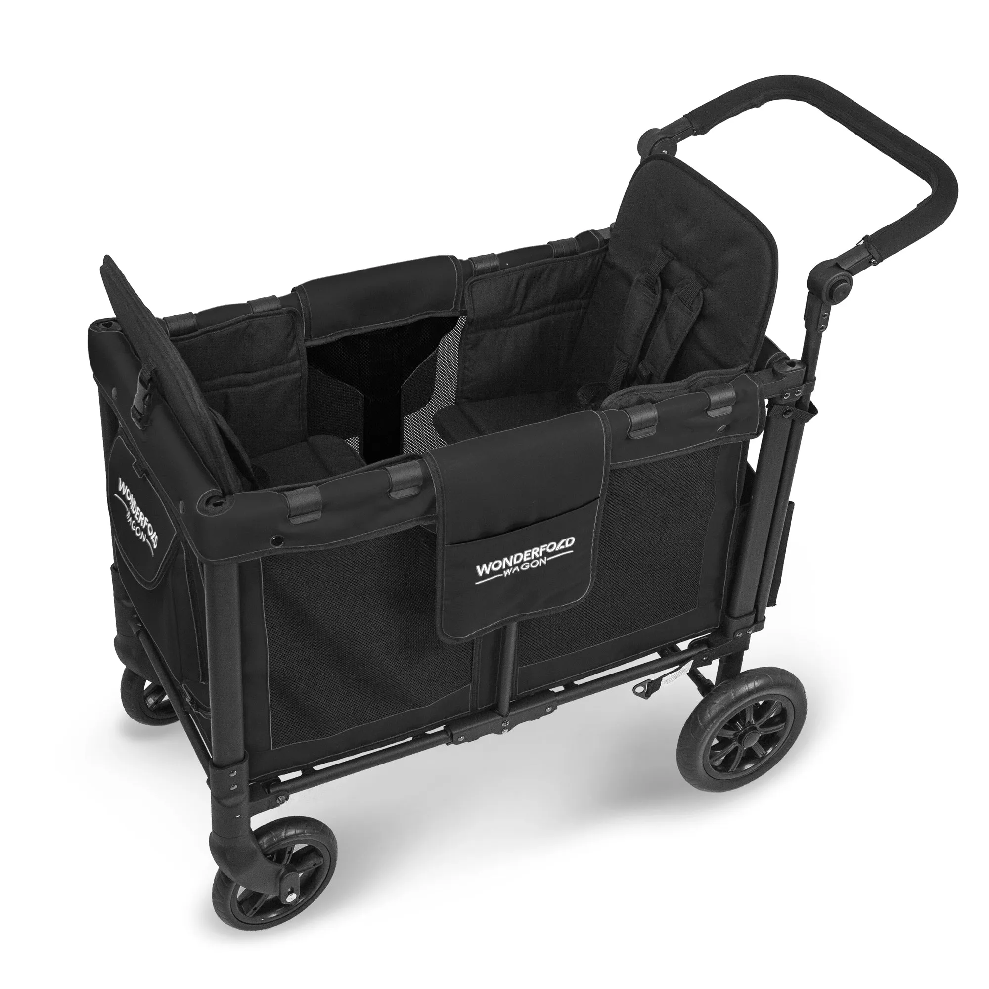 Wonderfold W2 Original Double Stroller Wagon (Black)